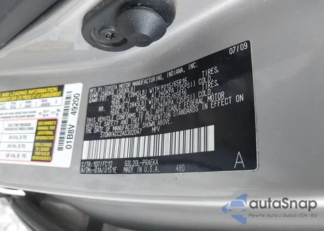 2010 Toyota Sienna Le из США, поврежденный, VIN 5TDKK4CC2AS302047